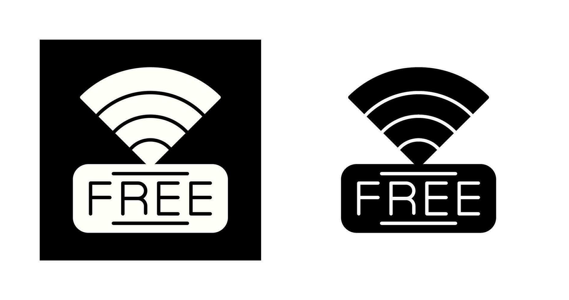 icône de vecteur wifi gratuit