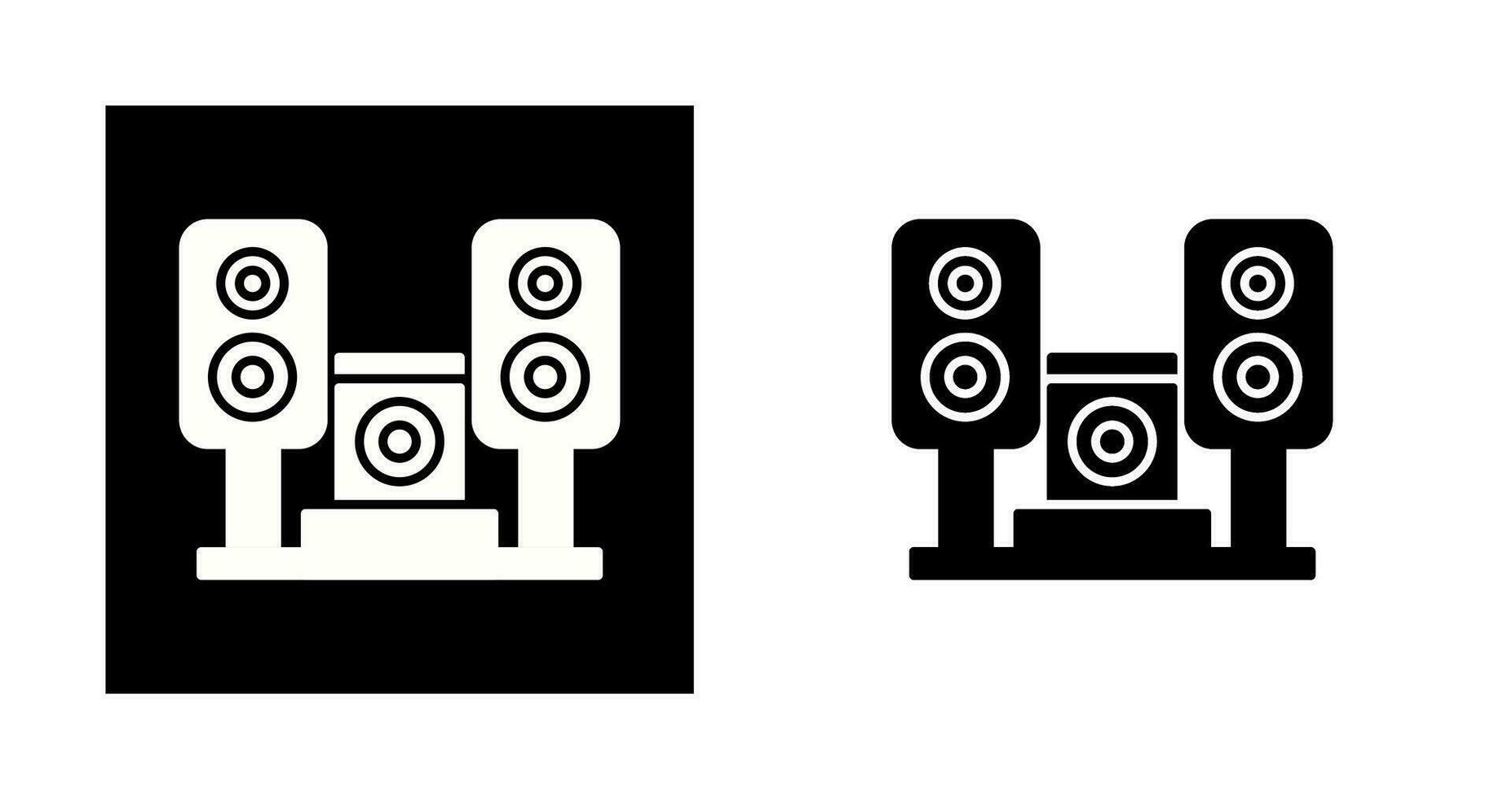 icône de vecteur de système de musique
