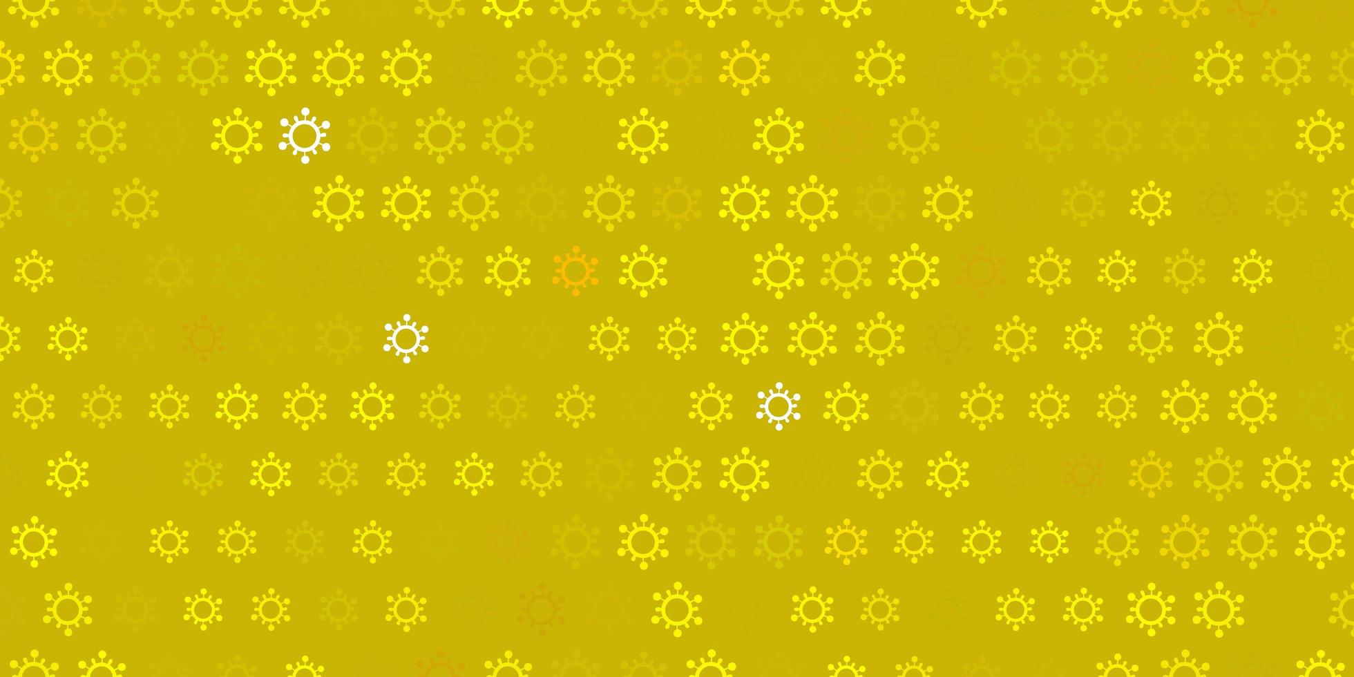 texture vecteur jaune vert foncé avec des symboles de la maladie