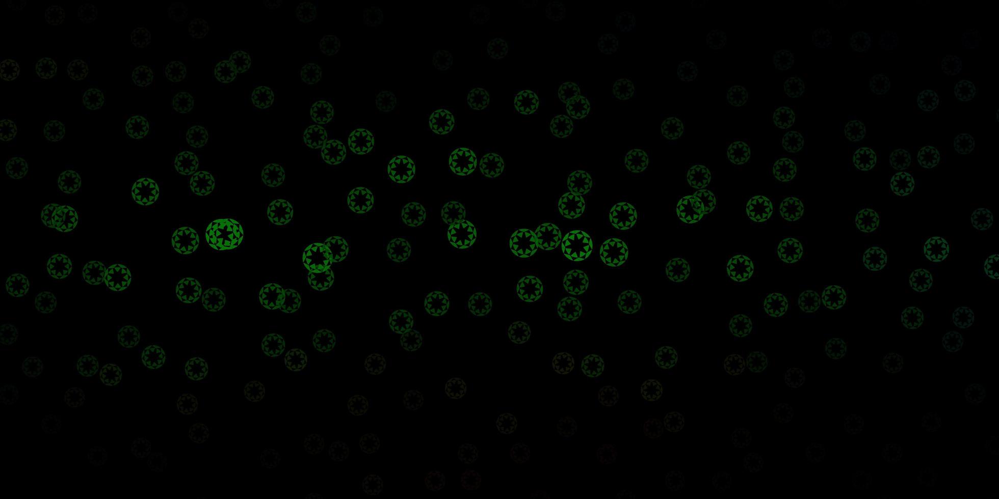 texture vecteur vert foncé avec des disques