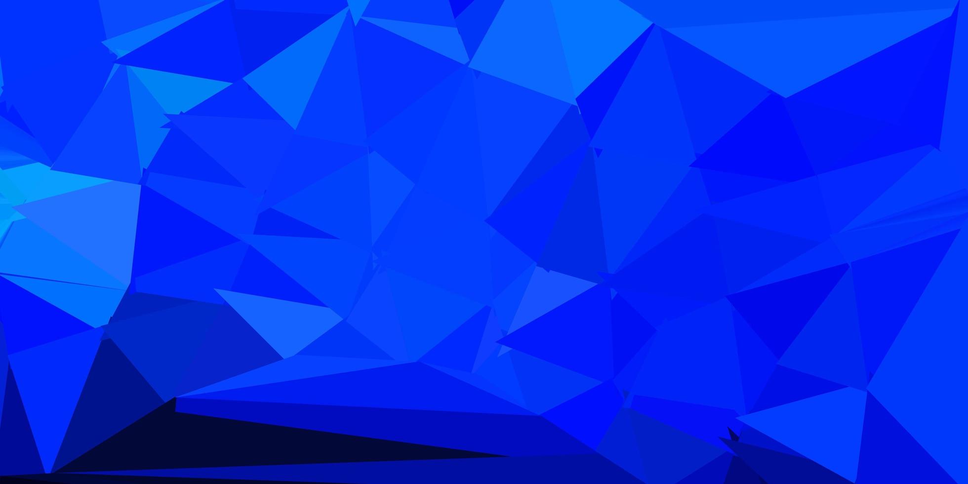 motif de triangle abstrait vecteur bleu foncé