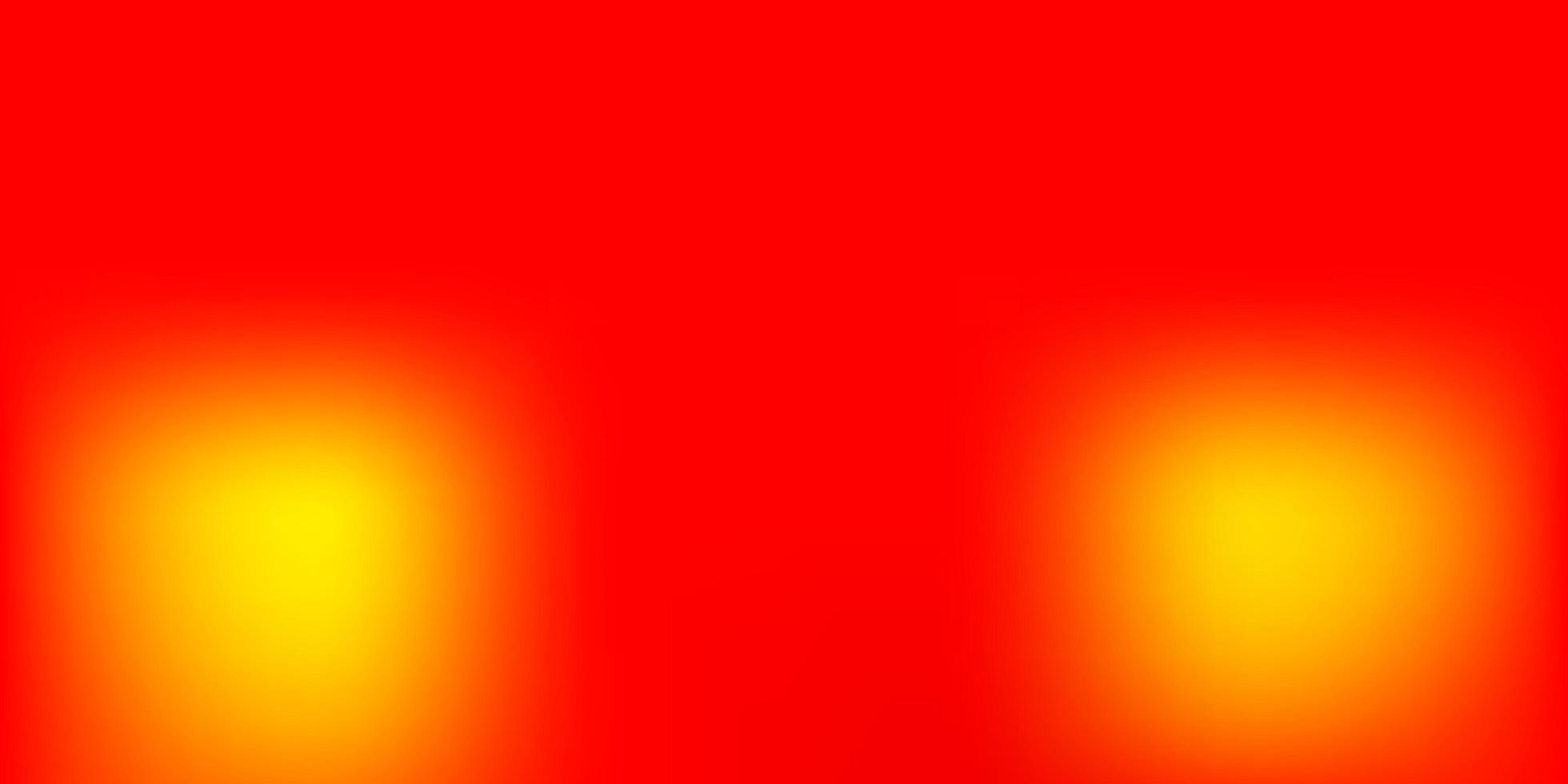 modèle de flou abstrait vecteur orange clair