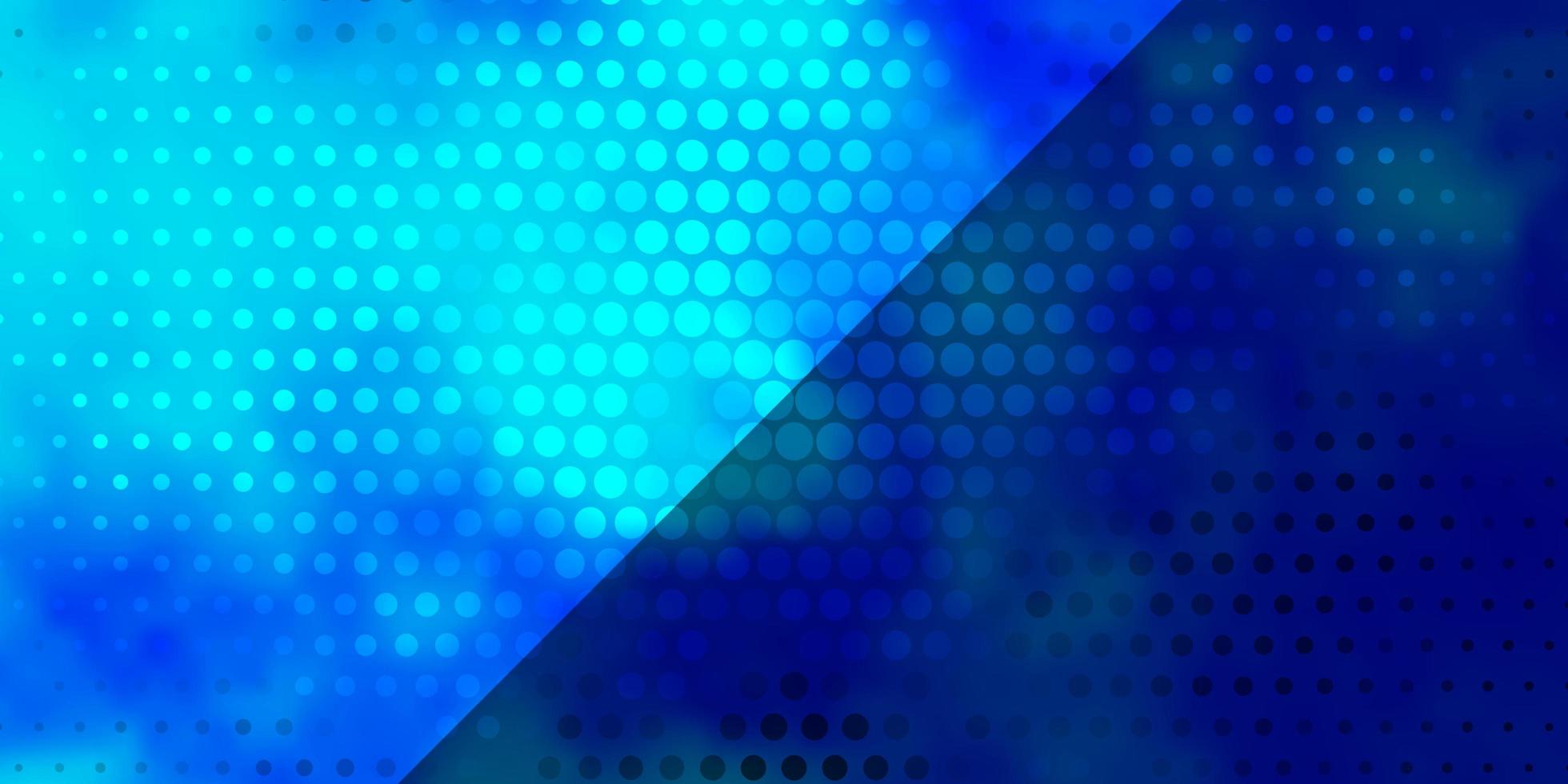 texture de vecteur bleu clair avec des cercles