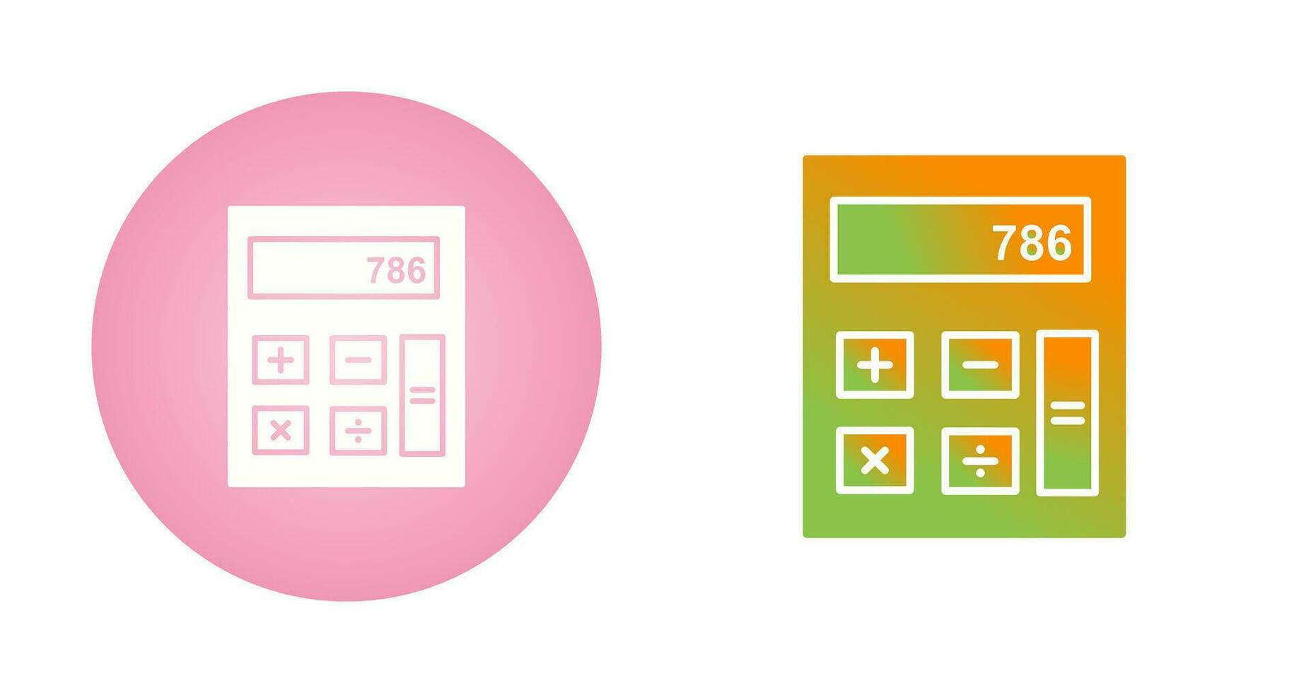 icône de vecteur de calculatrice