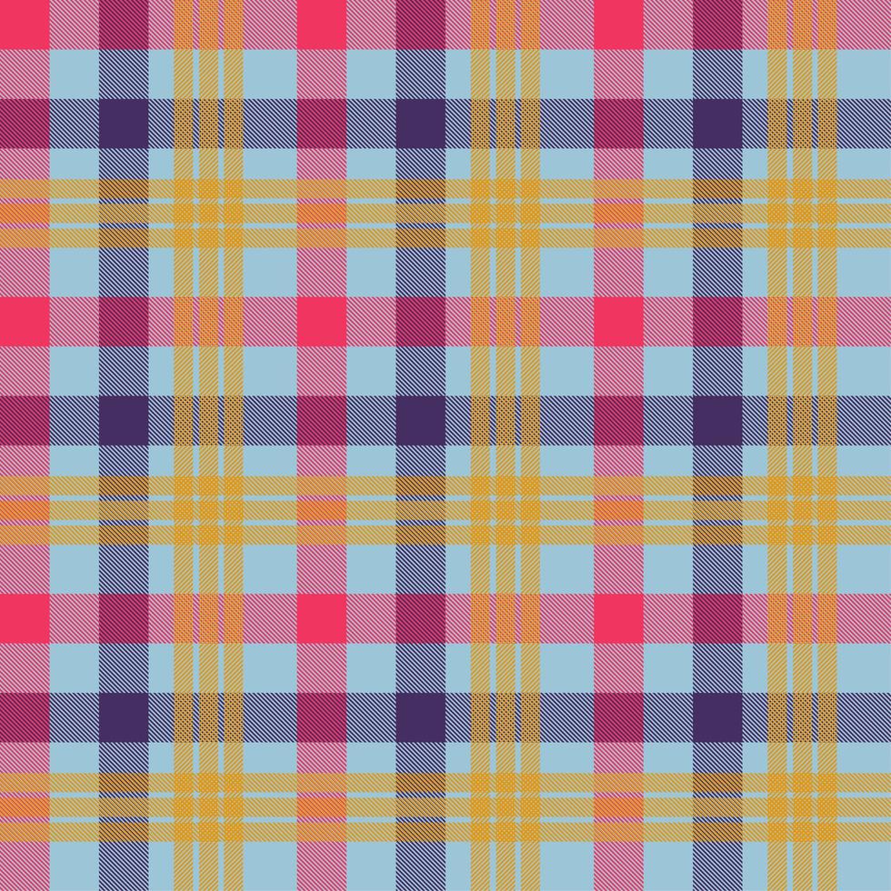 modèle vectorielle continue de couleur orange tartan vecteur