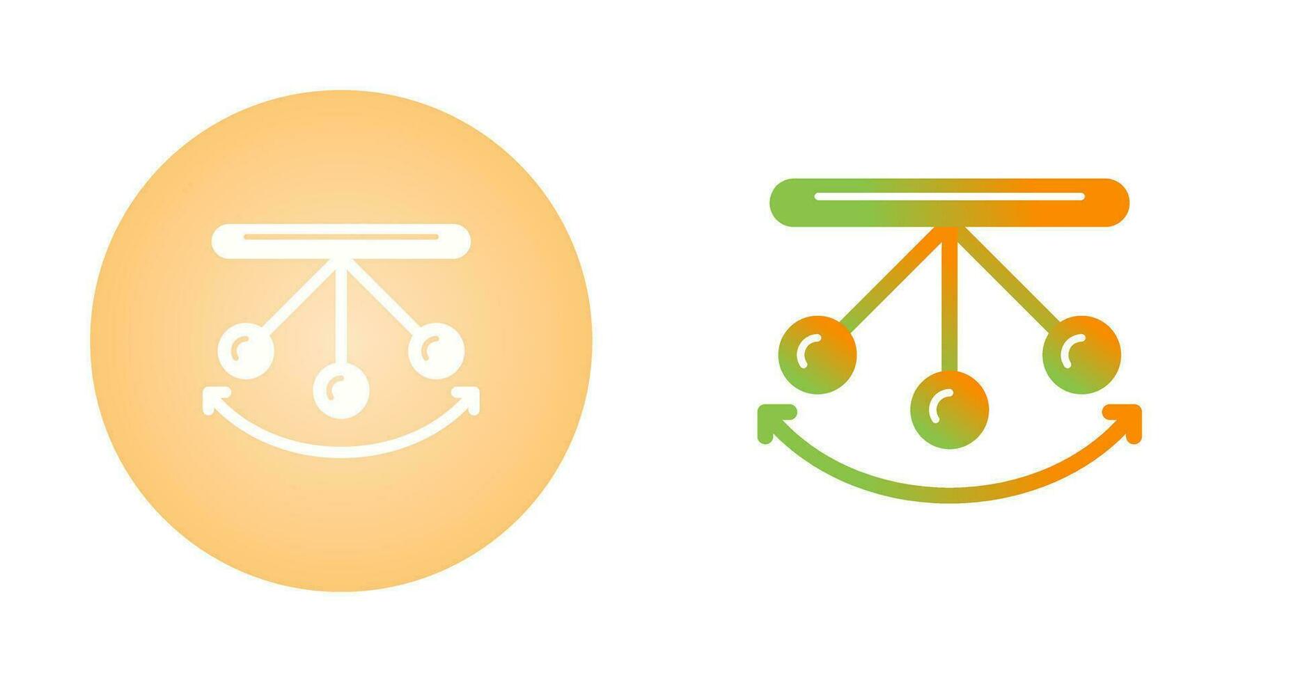 icône de vecteur de pendule