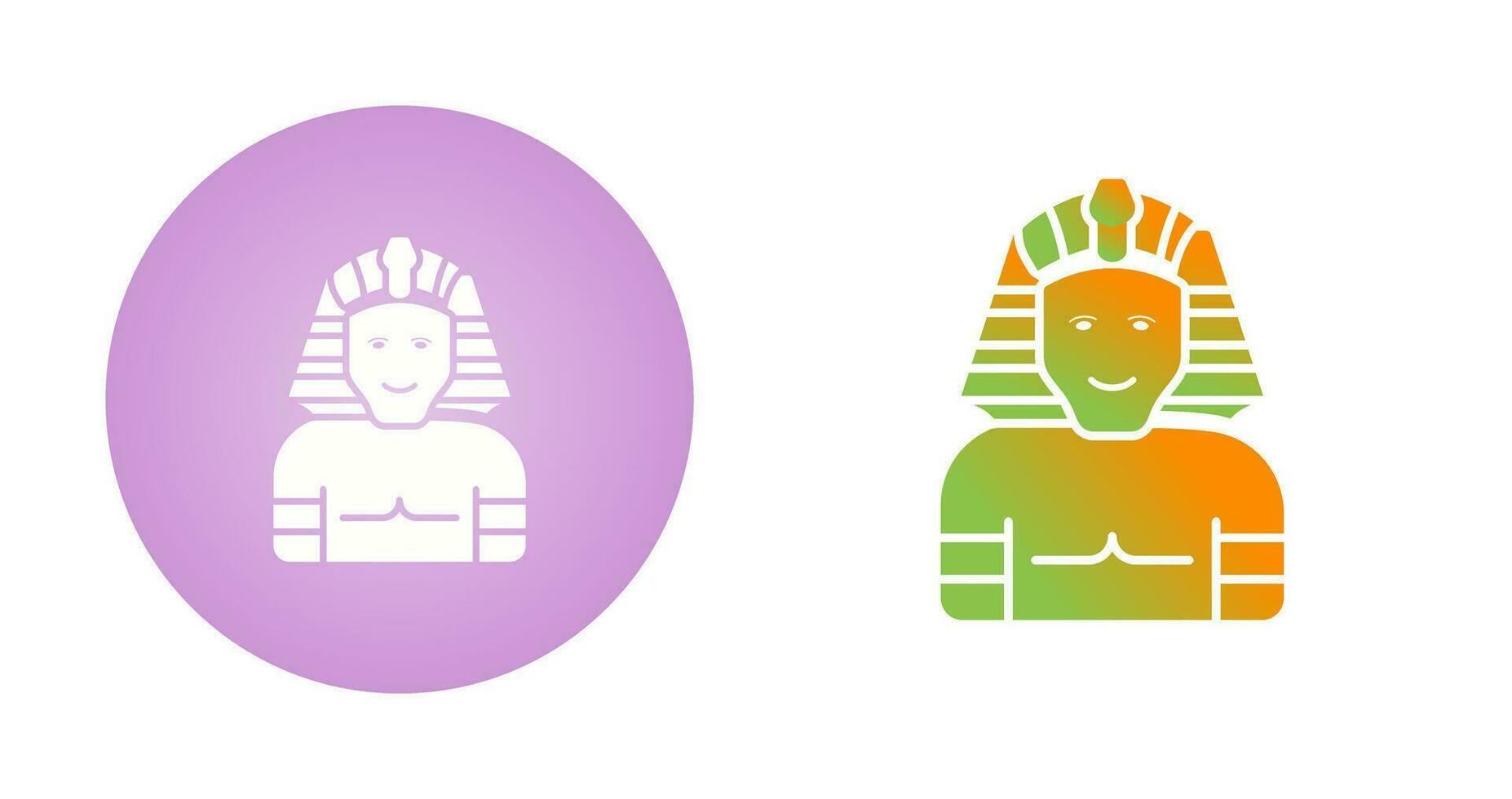 icône de vecteur de pharaon