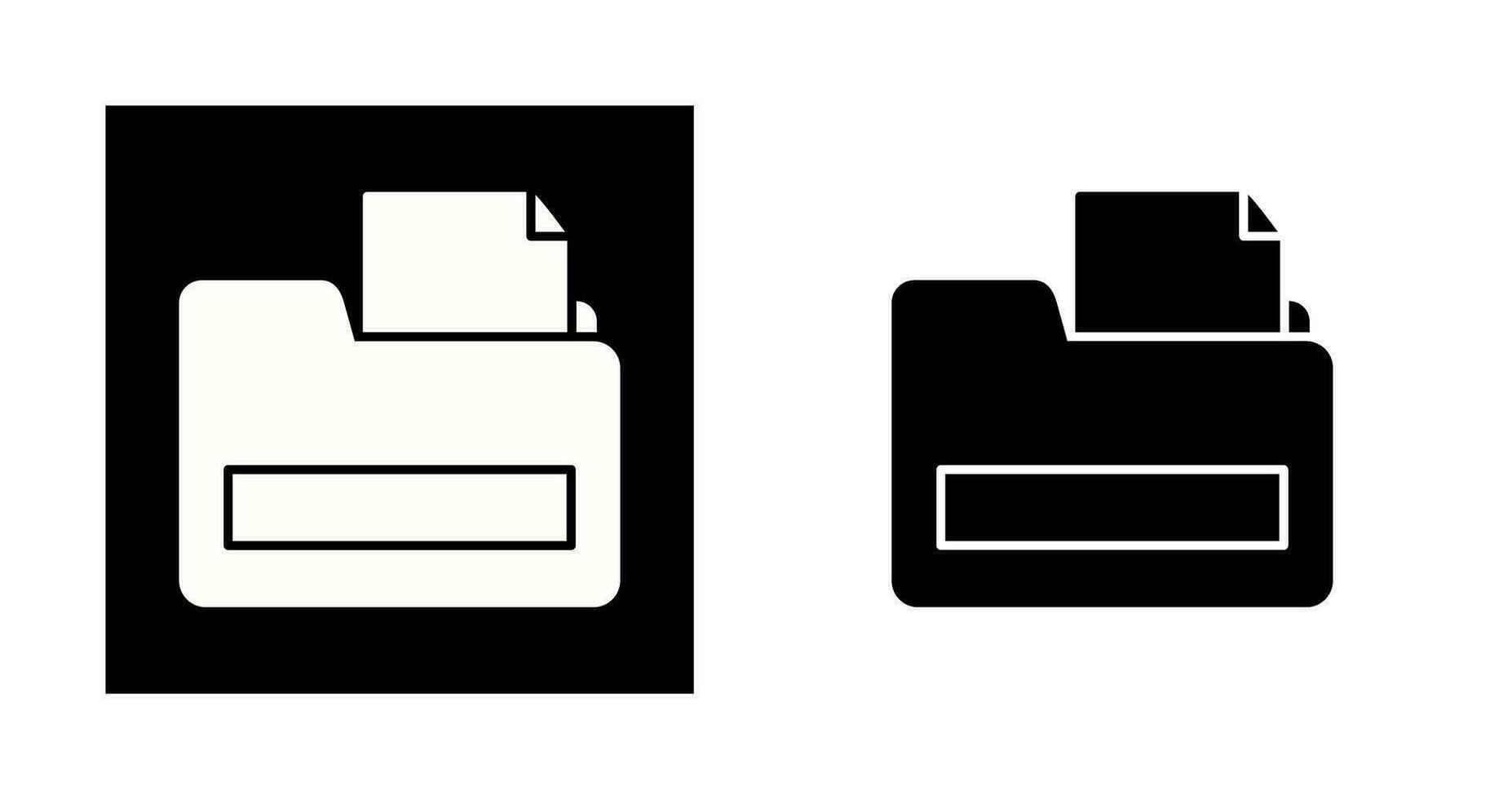 icône de vecteur de dossier