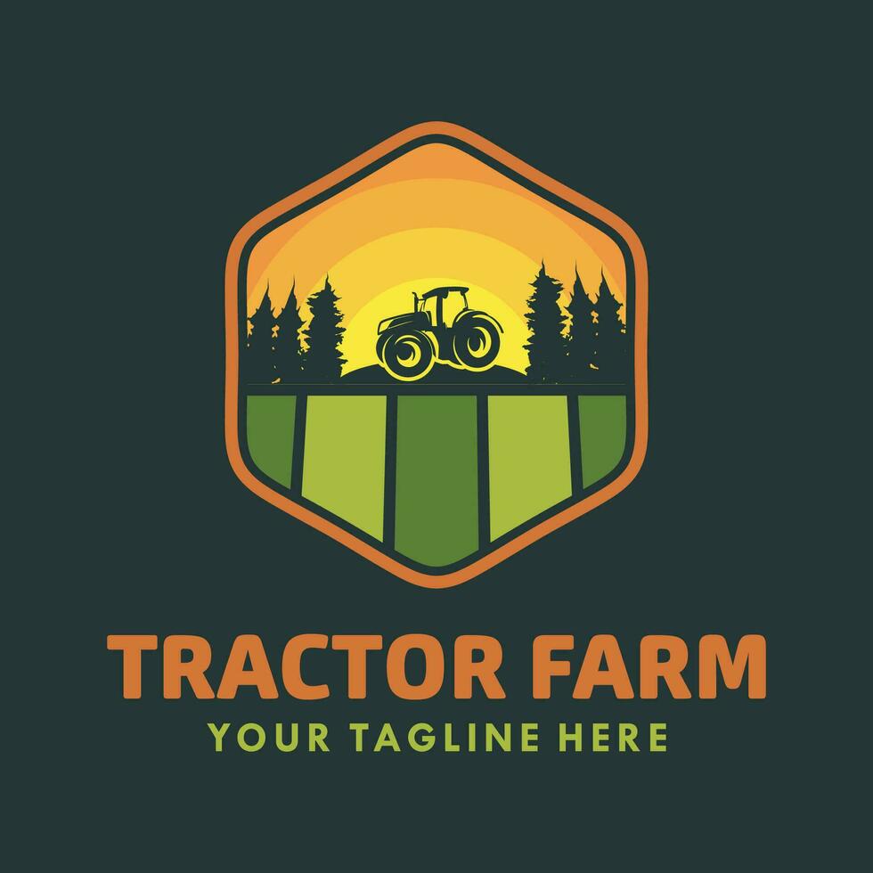 vert agriculture logo vecteur illustration