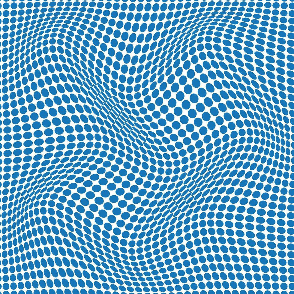 abstrait géométrique bleu polka point la grille vague modèle, parfait pour arrière-plan, fond d'écran vecteur