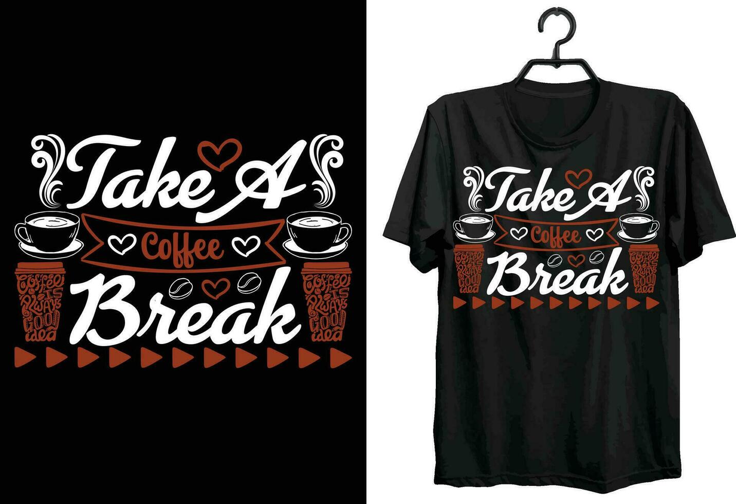 café T-shirt conception. marrant cadeau café T-shirt conception pour café les amoureux. coutume, typographie et vecteur T-shirt conception