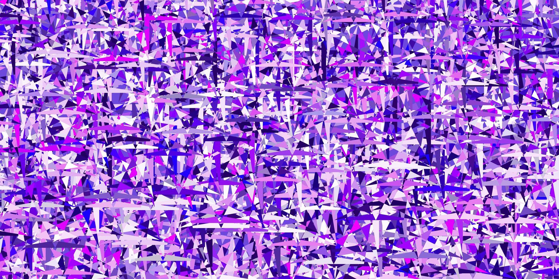 texture vecteur violet clair avec style triangulaire
