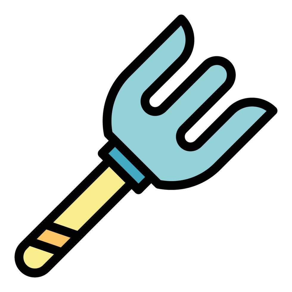 nourriture spatule icône vecteur plat