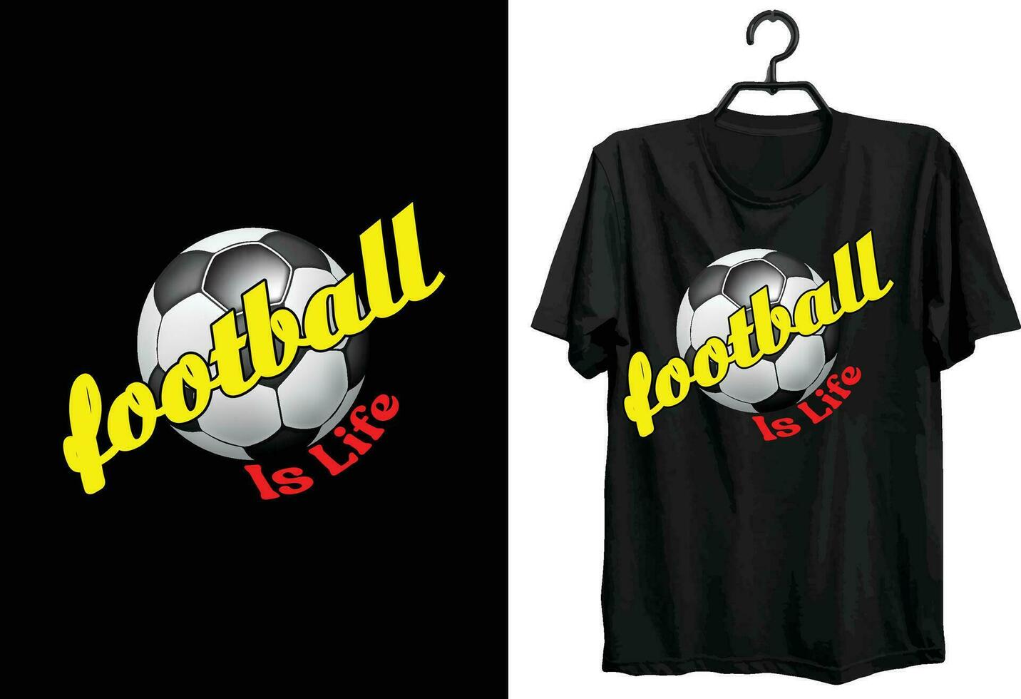 Football T-shirt conception. typographie, coutume, vecteur T-shirt conception. marrant Football T-shirt conception pour Football amoureux.