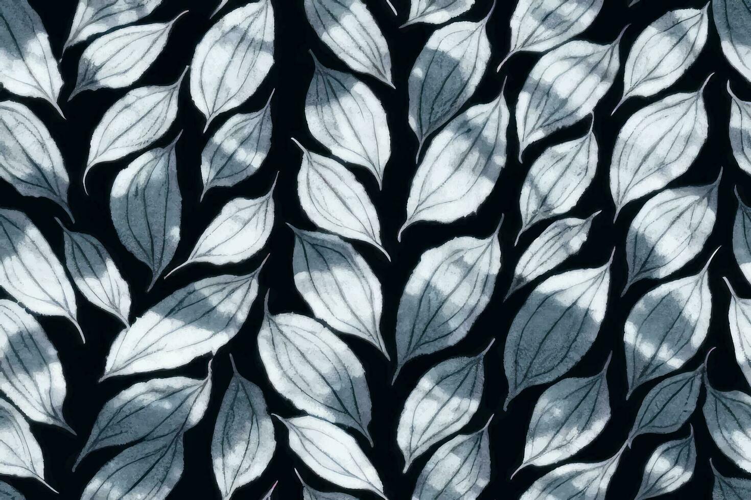 interminable attacher colorant branché interminable ornement mode ogee été magnifique dessin sans couture ornemental botanique vecteur coloré illustration textile jardin l'ethnie Bande , blanc feuilles modèle