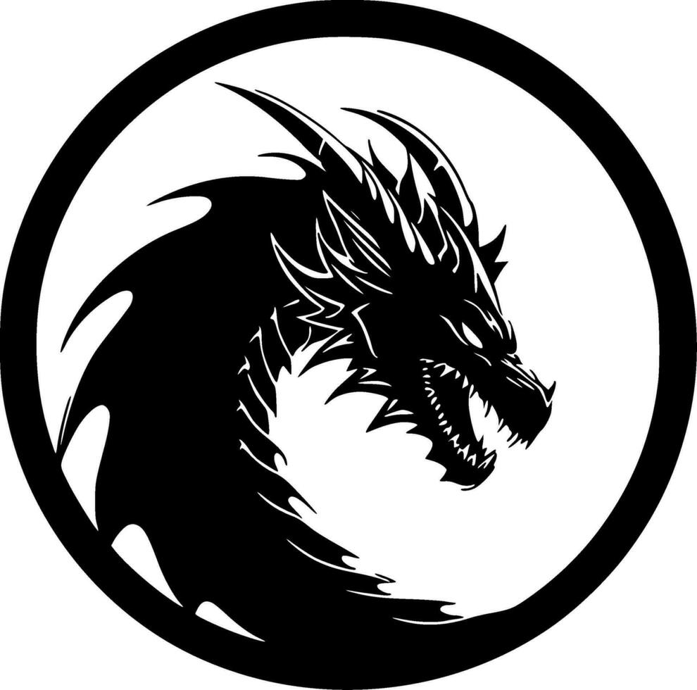 dragon - haute qualité vecteur logo - vecteur illustration idéal pour T-shirt graphique