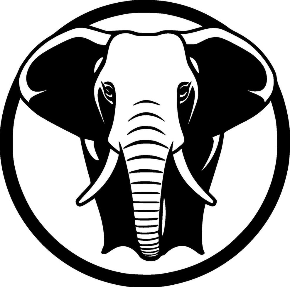 l'éléphant - haute qualité vecteur logo - vecteur illustration idéal pour T-shirt graphique