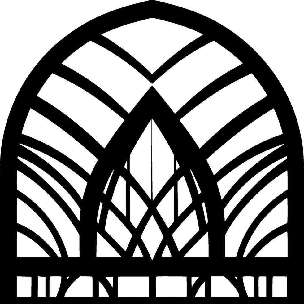 coloré verre - noir et blanc isolé icône - vecteur illustration