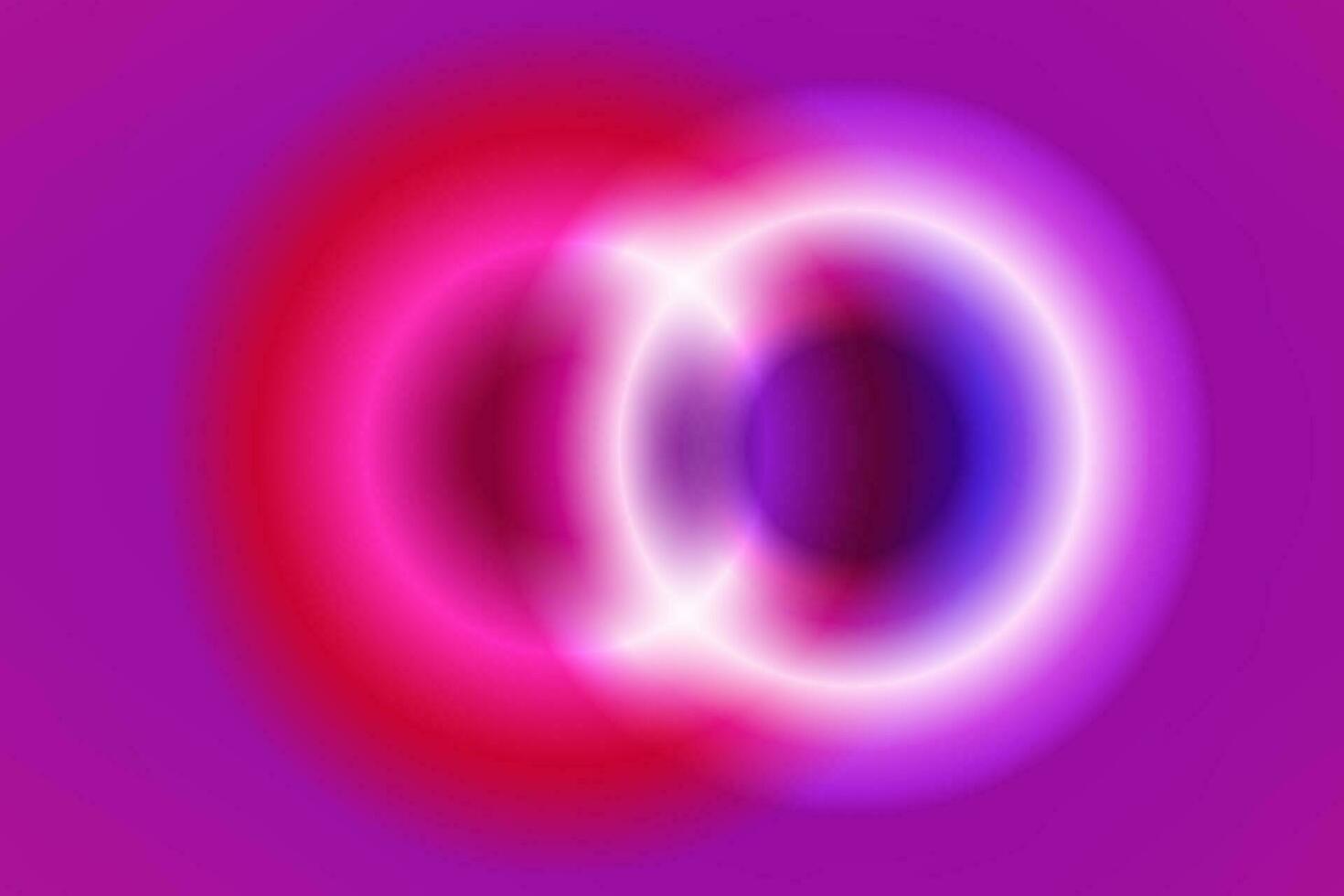 cylindre forme avec néon effet Contexte. abstrait géométrique Contexte avec cercle doubler. vecteur illustration eps dix. circulaire forme de violet néon lumières