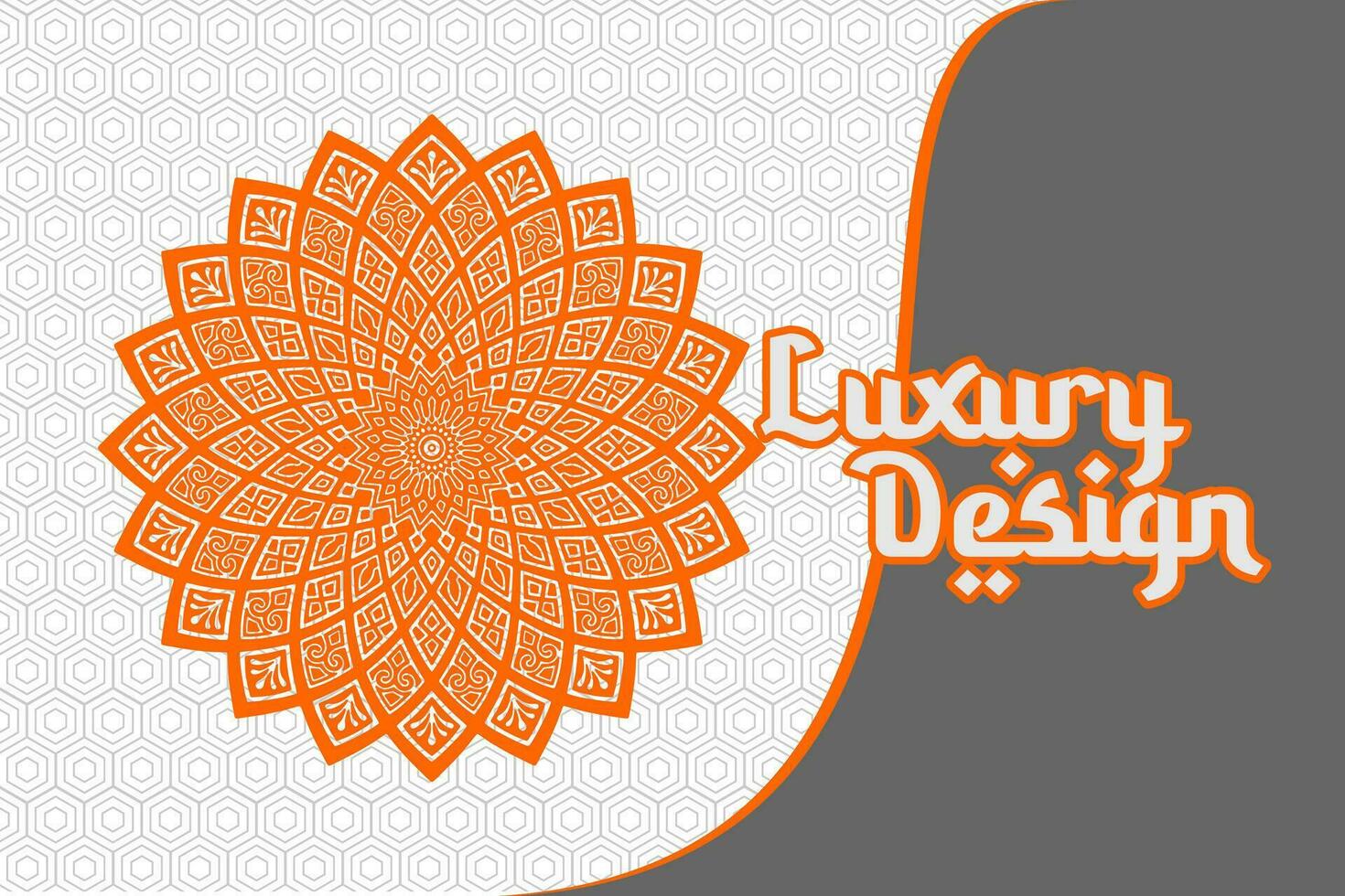 luxe ornemental mandala Contexte avec arabe islamique est modèle style vecteur