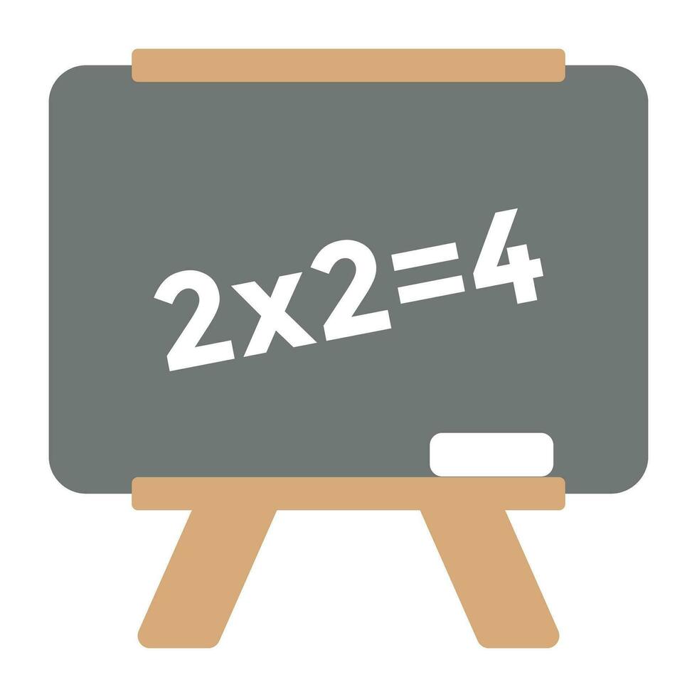 math équation calcul sur tableau noir vecteur
