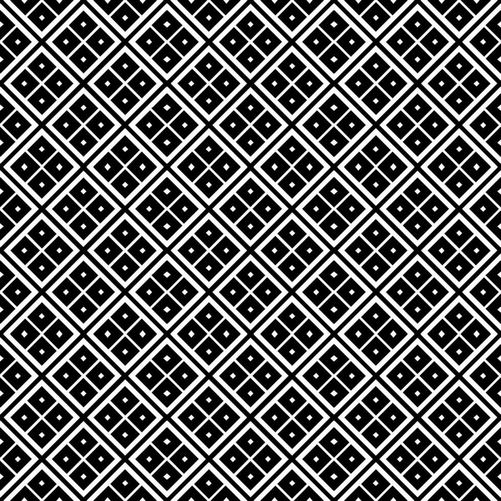 texture de modèle sans couture noir et blanc. conception graphique ornementale en niveaux de gris. ornements en mosaïque. modèle de modèle. vecteur