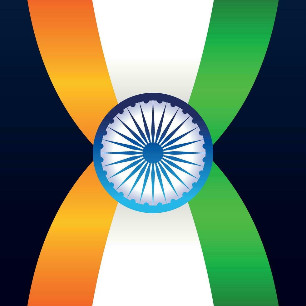 15e août Indien indépendance journée vecteur