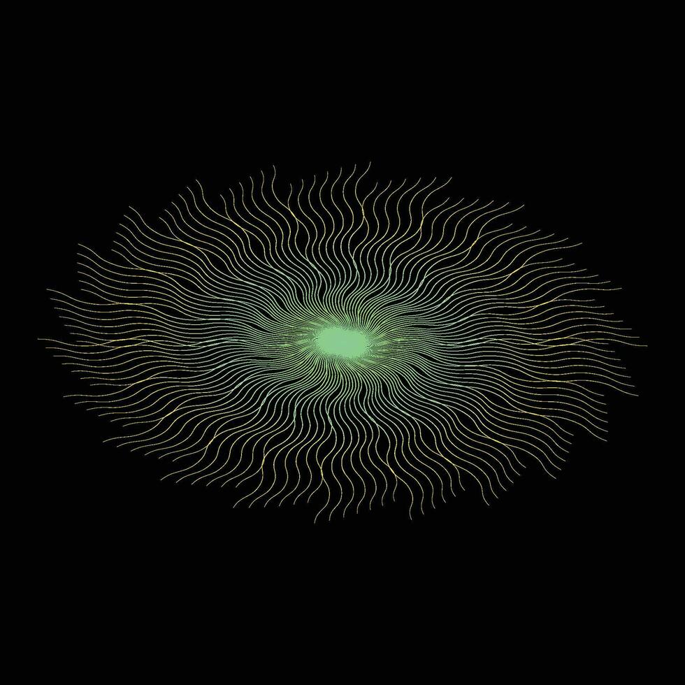 coloré à pois spirale vortex vecteur illustration. vecteur abstrait géométrique éléments Contexte vecteur