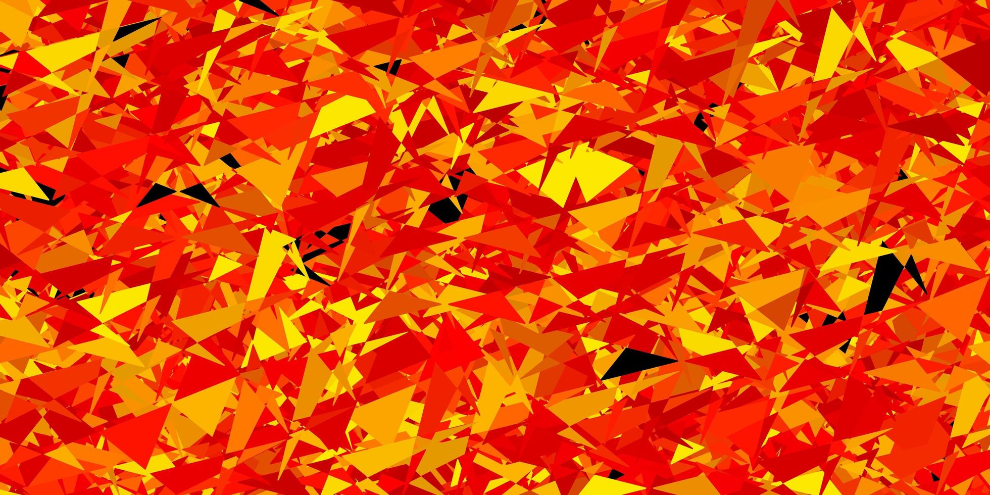 fond de vecteur orange clair avec des triangles