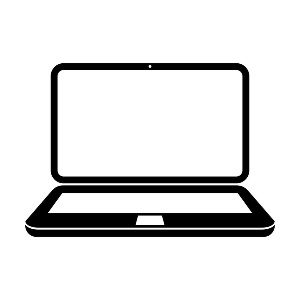 portable plat icône vecteur illustration ordinateur symbole pour graphique conception, la toile placer, social médias, interface utilisateur, mobile app