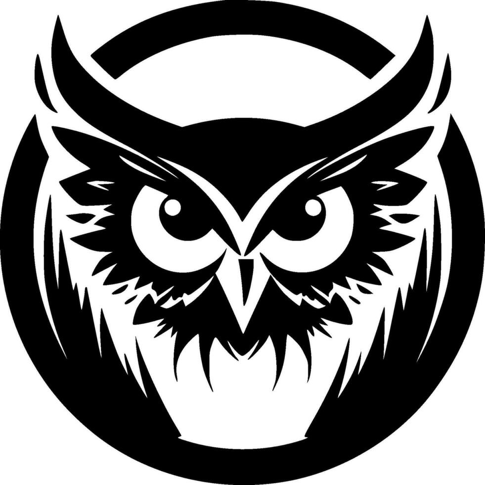 hibou - haute qualité vecteur logo - vecteur illustration idéal pour T-shirt graphique