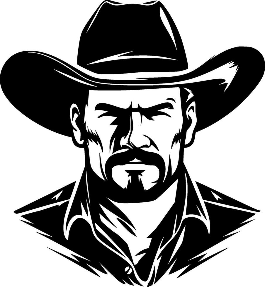 cow-boy - haute qualité vecteur logo - vecteur illustration idéal pour T-shirt graphique