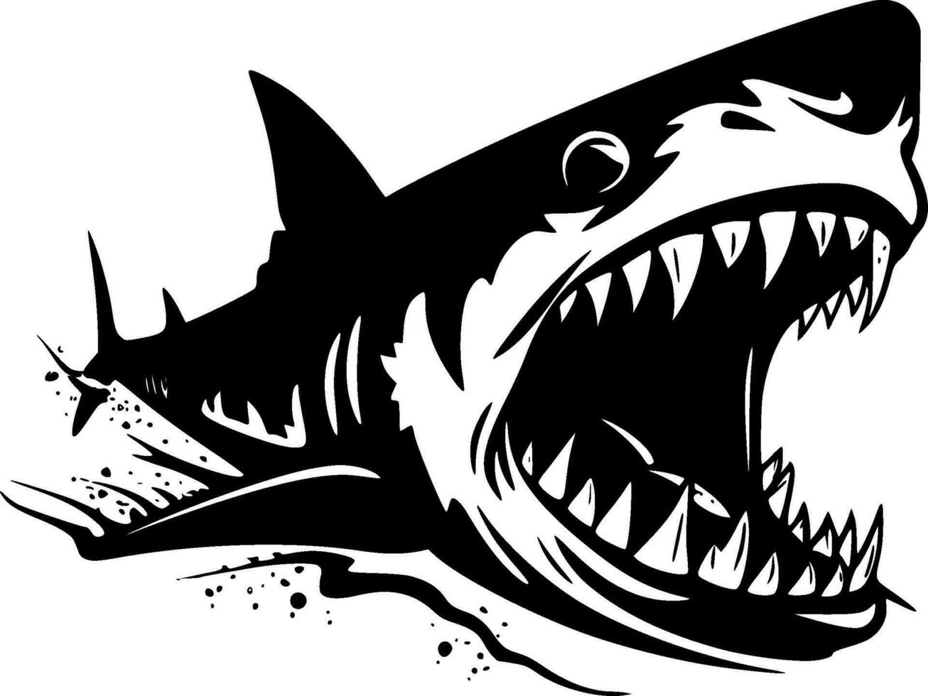 requin - haute qualité vecteur logo - vecteur illustration idéal pour T-shirt graphique