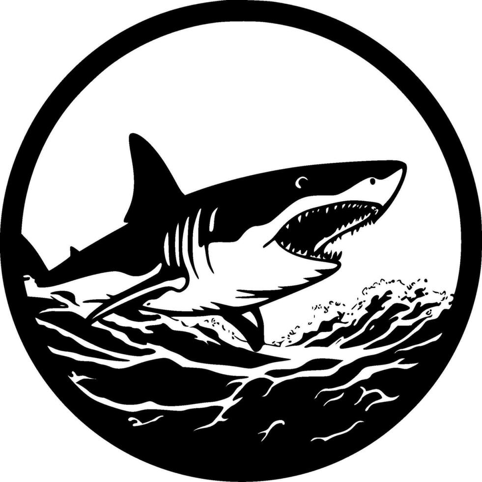 requin - haute qualité vecteur logo - vecteur illustration idéal pour T-shirt graphique