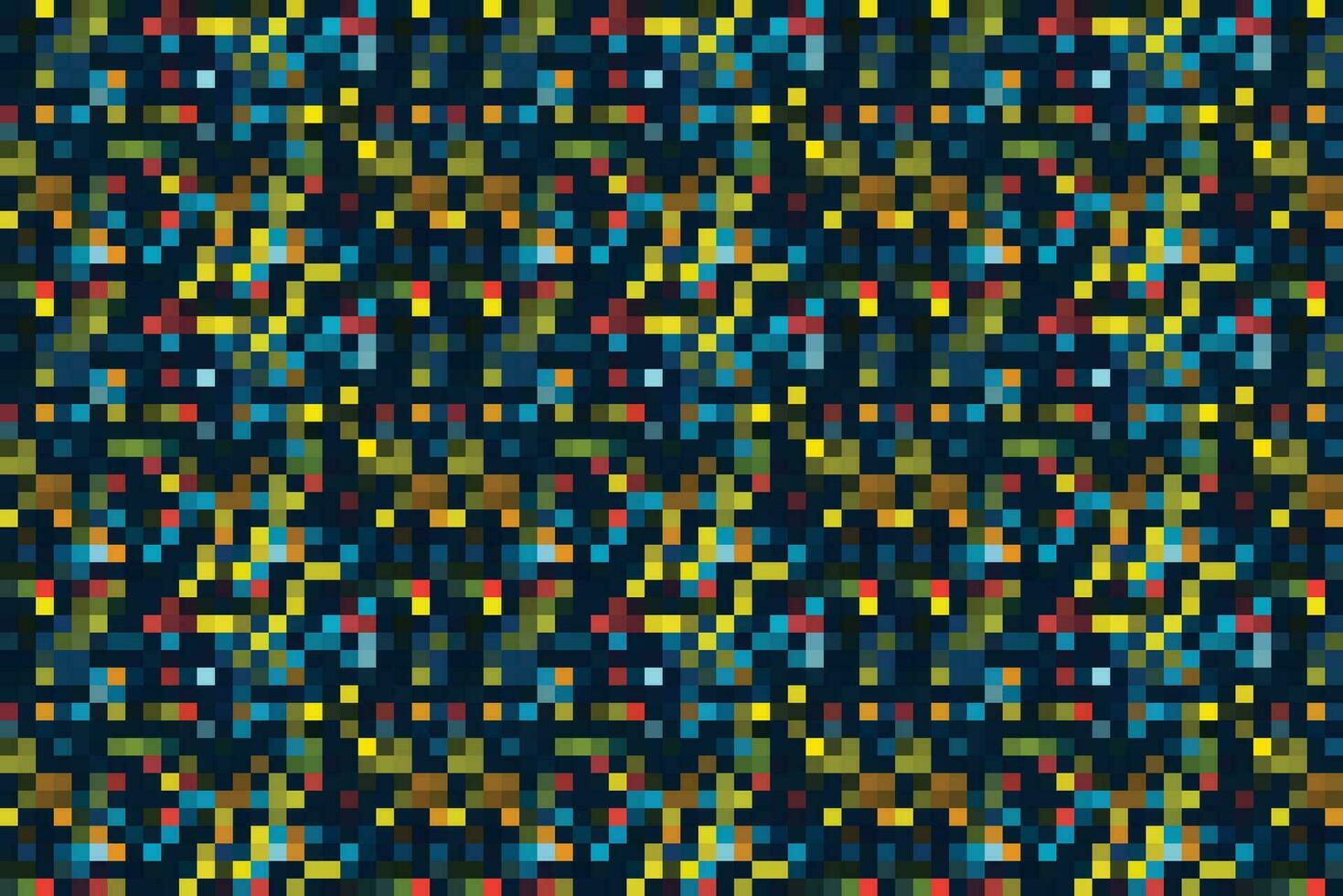 pixélisé coloré vibrant géométrique la grille moderne abstrait pixel bruit vecteur texture, tuile sans couture modèle Contexte