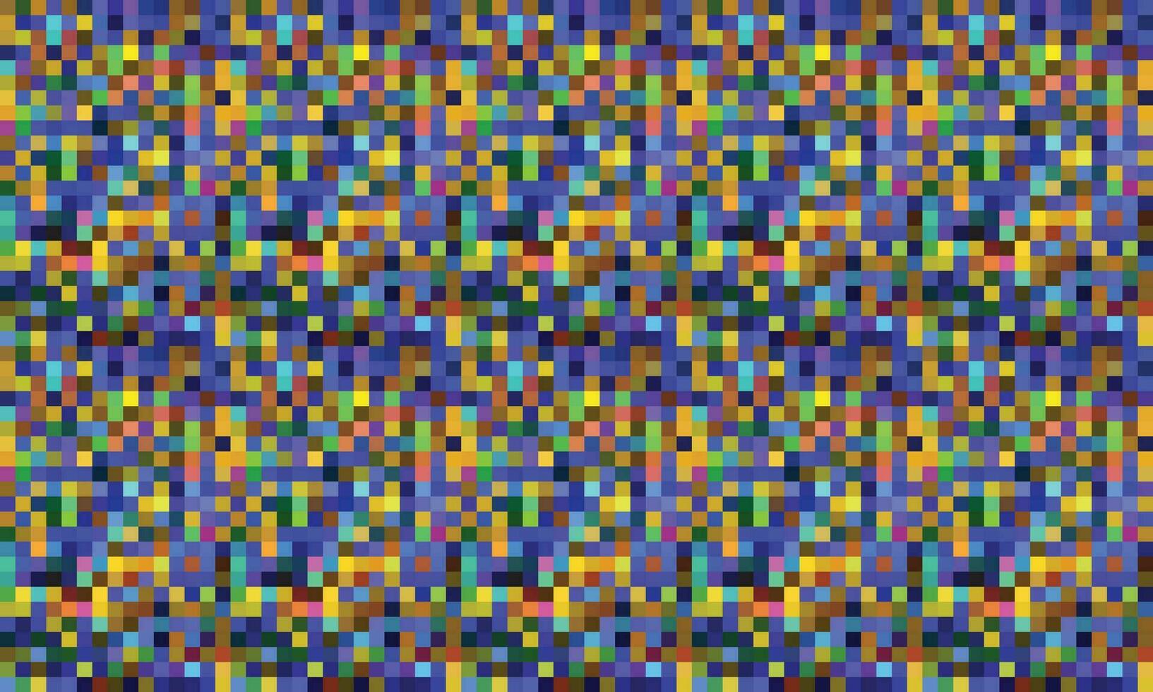 pixélisé coloré vibrant géométrique la grille moderne abstrait pixel bruit vecteur texture, tuile sans couture modèle Contexte