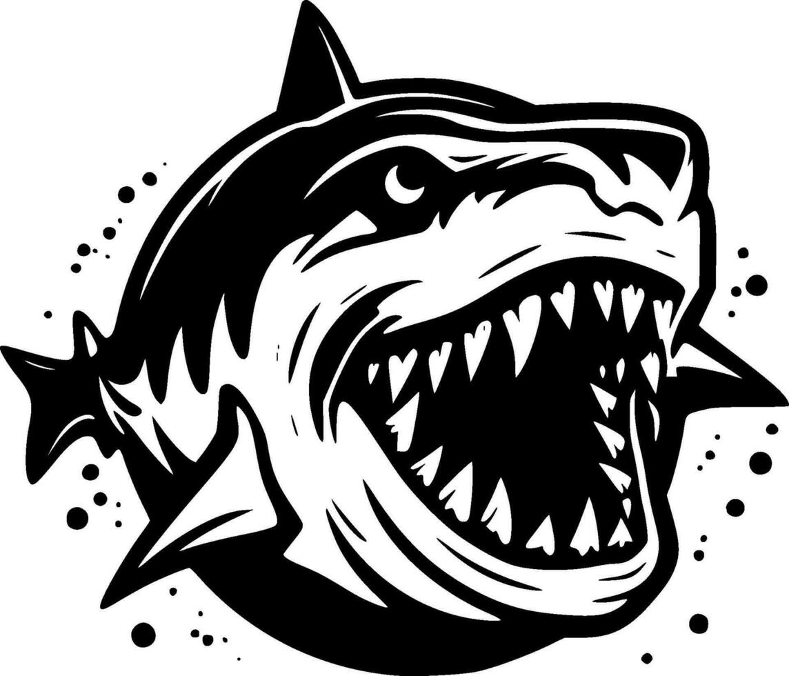 requin - haute qualité vecteur logo - vecteur illustration idéal pour T-shirt graphique