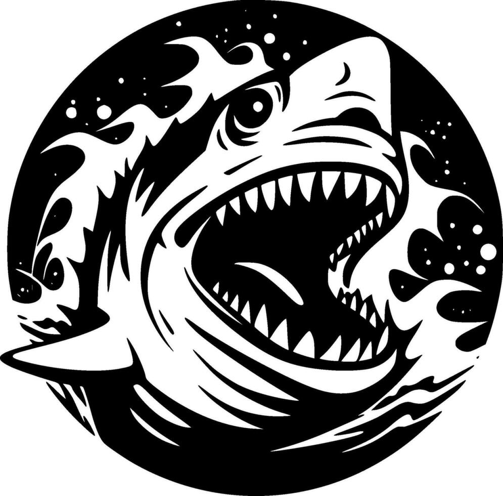 requin - haute qualité vecteur logo - vecteur illustration idéal pour T-shirt graphique