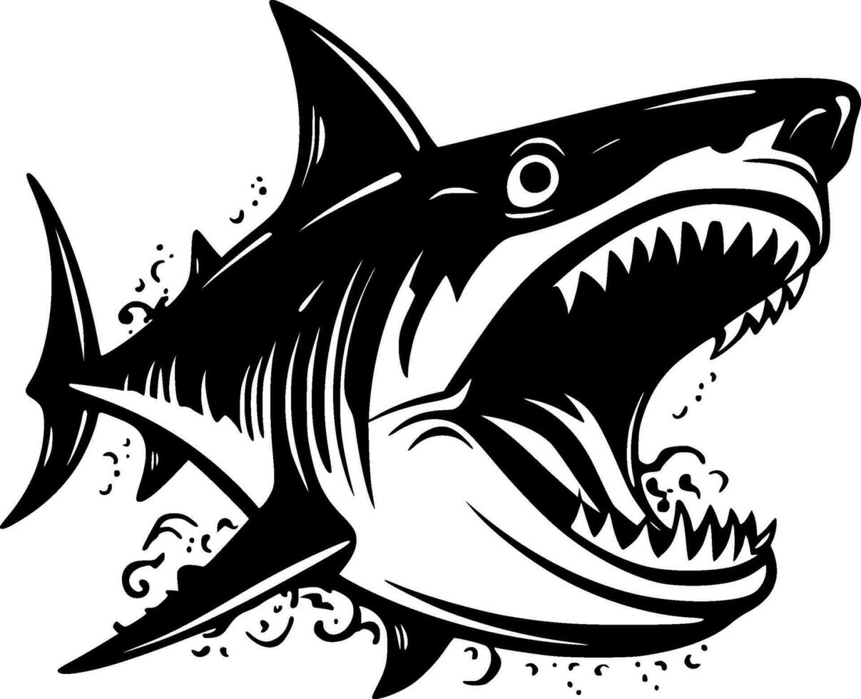 requin - haute qualité vecteur logo - vecteur illustration idéal pour T-shirt graphique