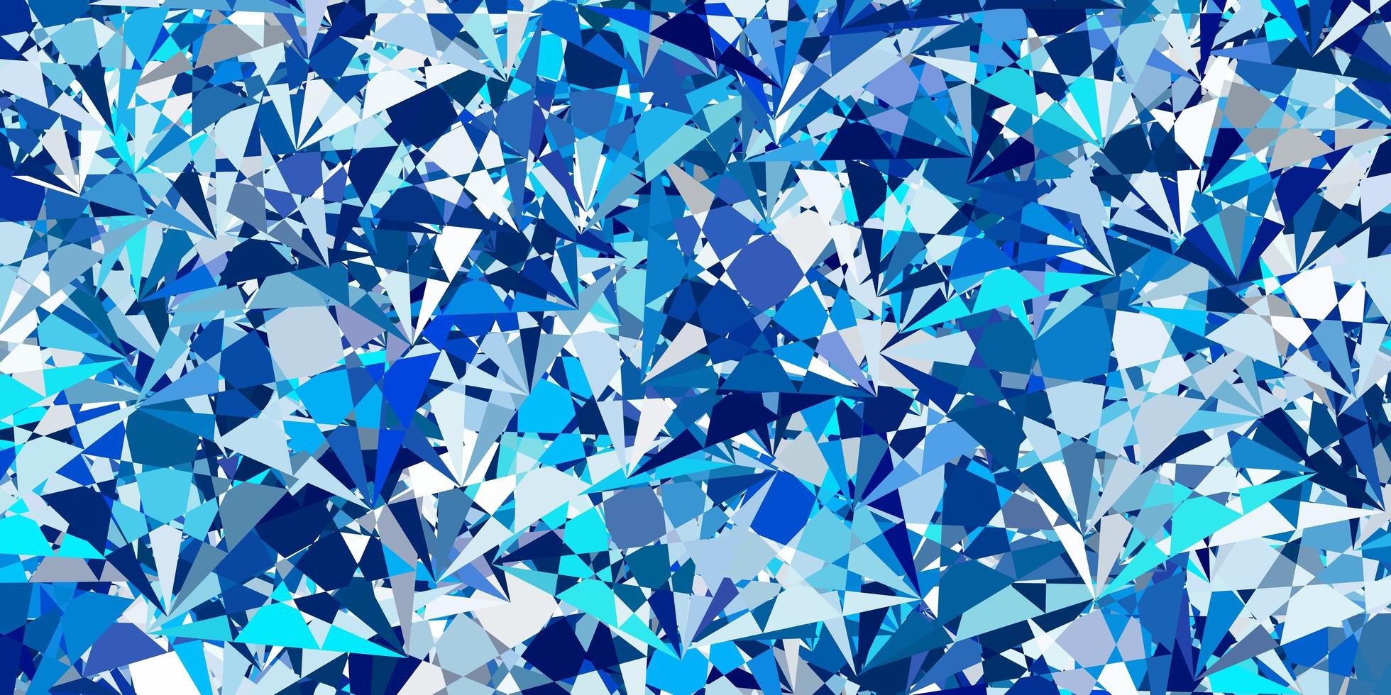 fond de vecteur bleu clair avec des formes polygonales