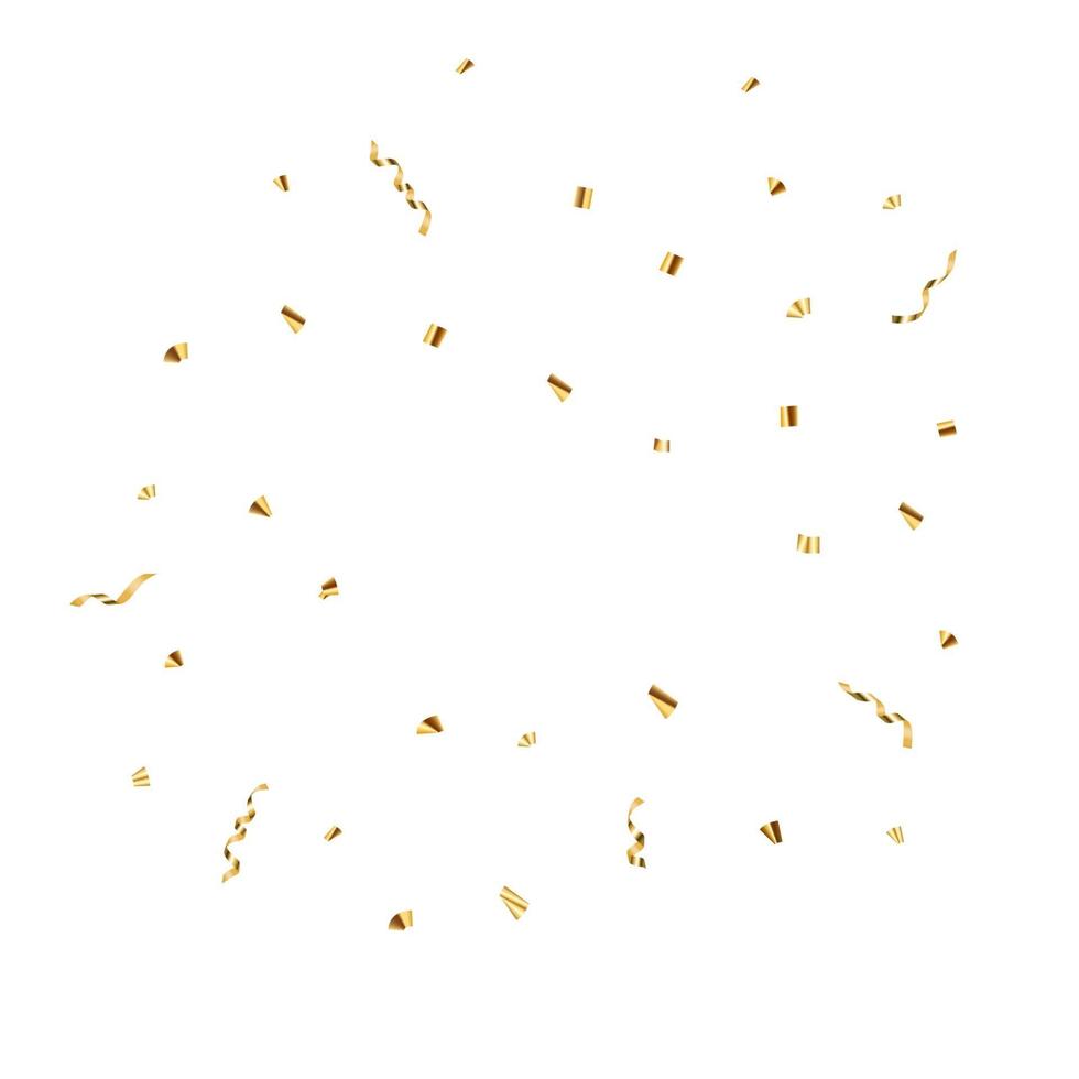 confettis abstraits et ruban de paillettes brillantes pour fond de vacances de fête. illustration vectorielle eps10 vecteur