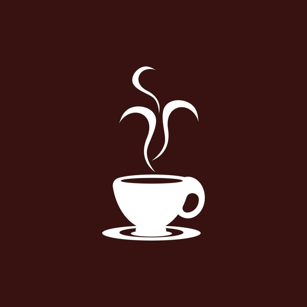 café tasse icône et symbole vecteur modèle illustration