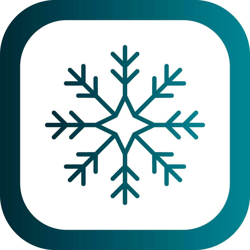 conception d'icône de vecteur de flocon de neige