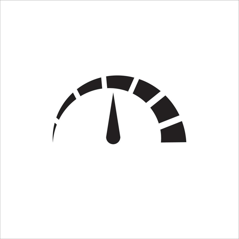 compteur de vitesse icône vecteur illustration symbole