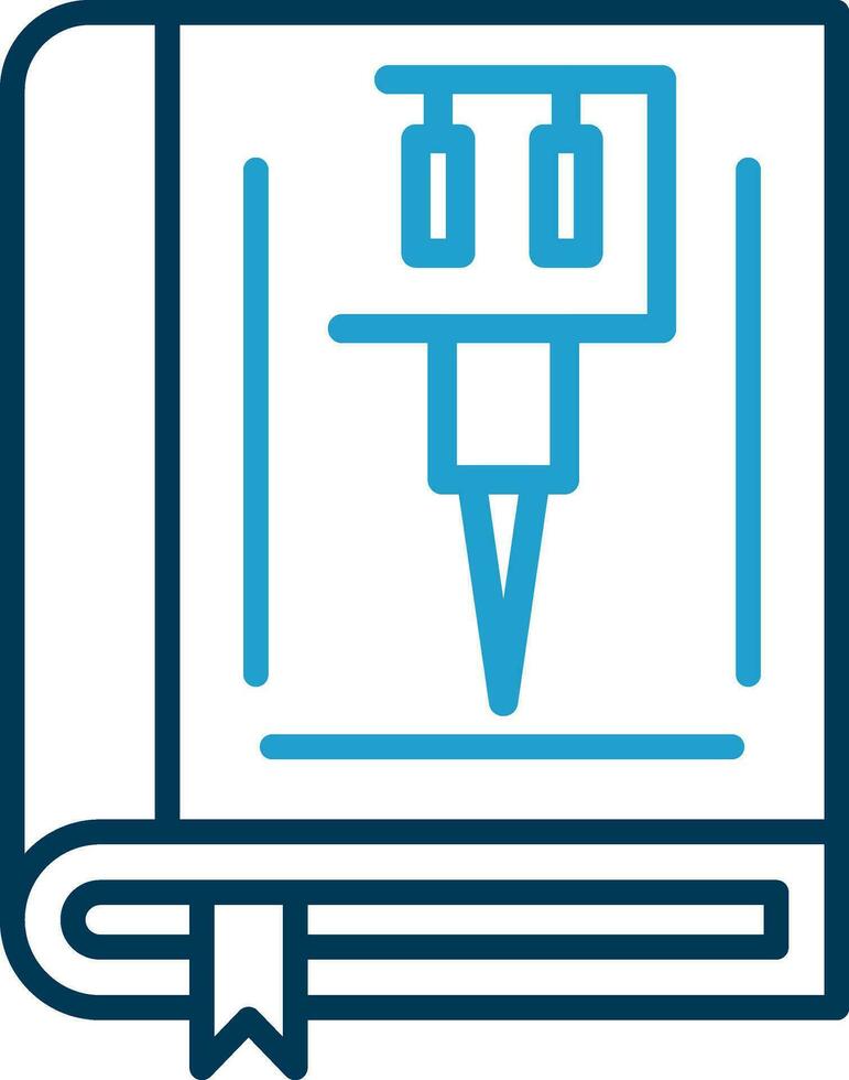 conception d'icône de vecteur de livre