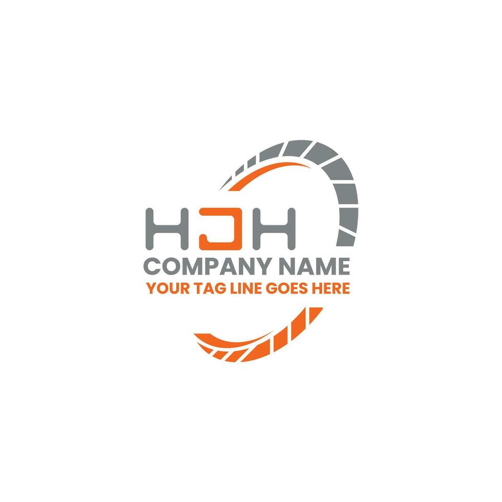 hjh lettre logo Créatif conception avec vecteur graphique, hjh Facile et moderne logo. hjh luxueux alphabet conception