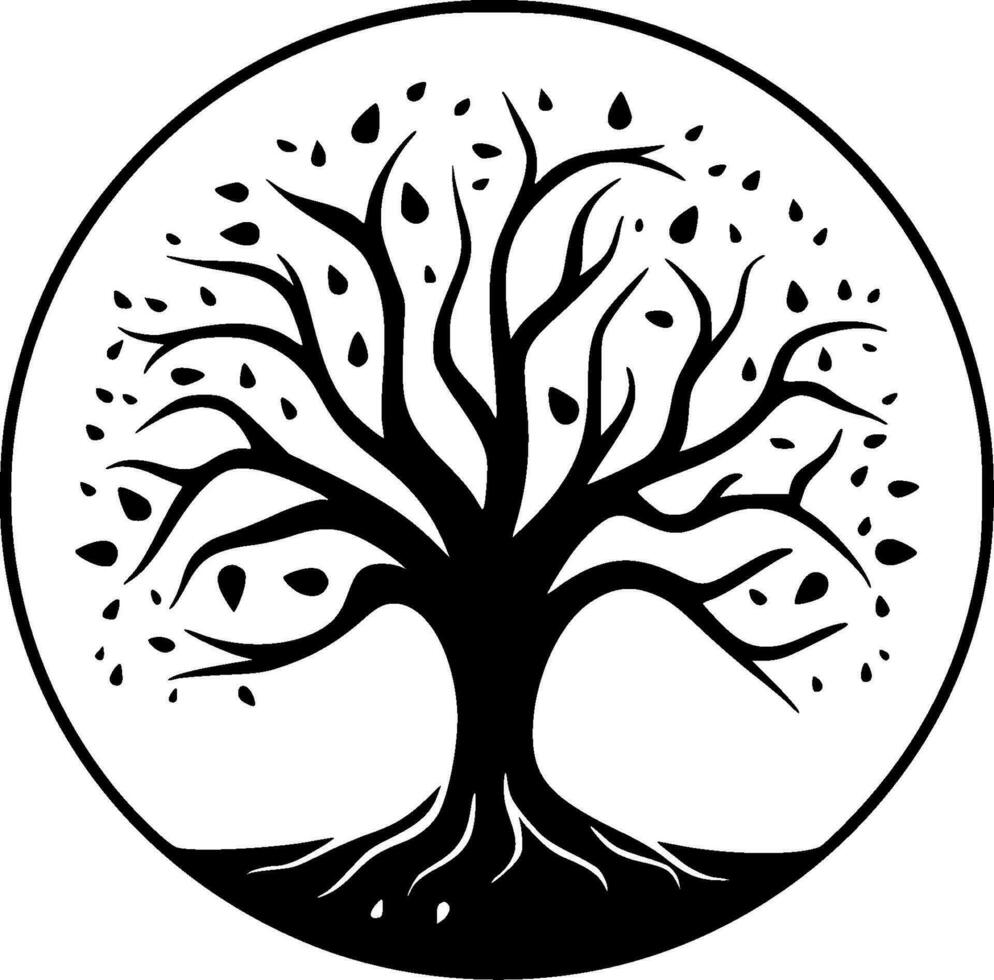 arbre - haute qualité vecteur logo - vecteur illustration idéal pour T-shirt graphique