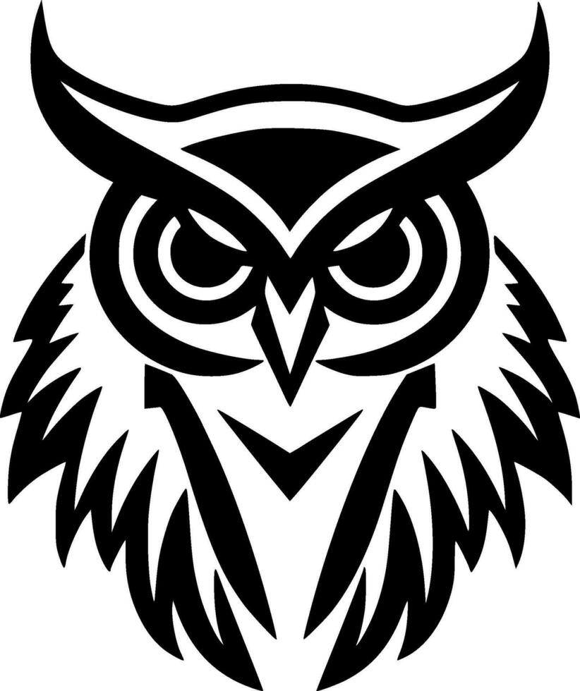 hibou - haute qualité vecteur logo - vecteur illustration idéal pour T-shirt graphique