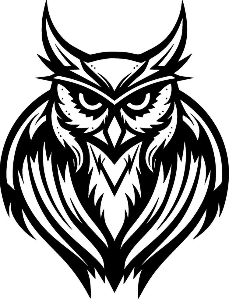 hibou - haute qualité vecteur logo - vecteur illustration idéal pour T-shirt graphique