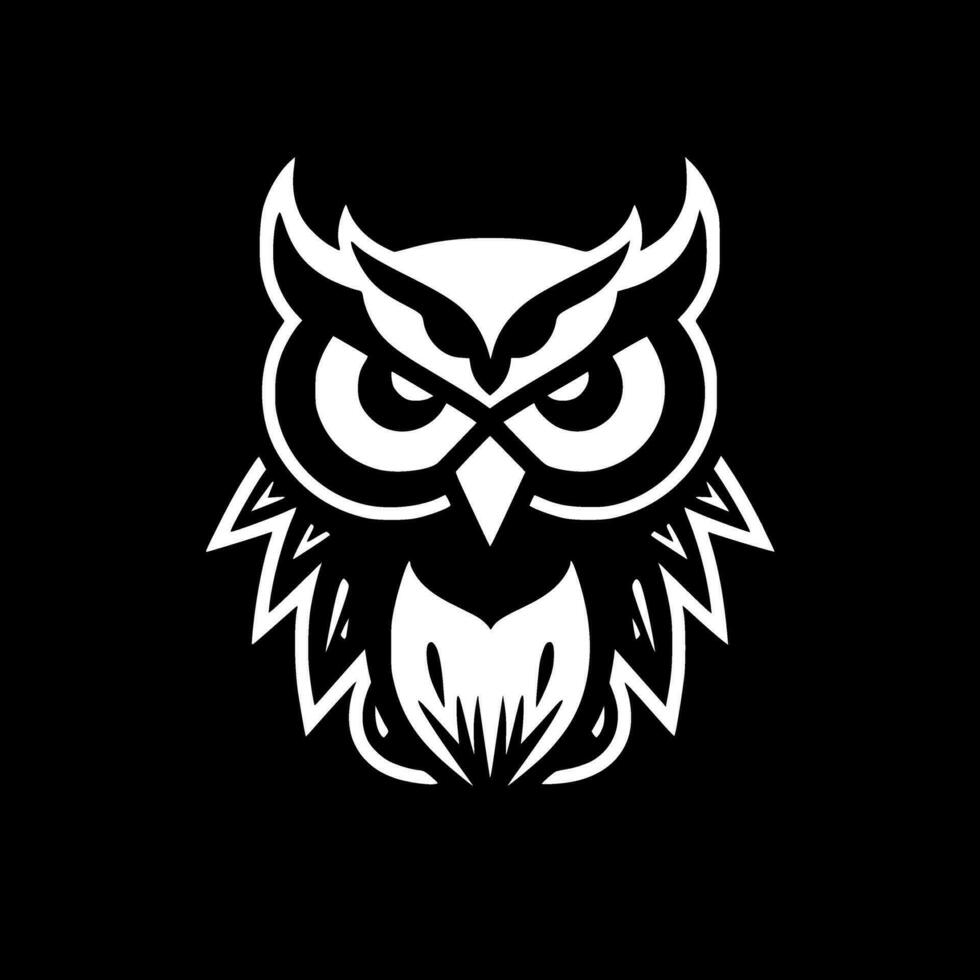 hibou - haute qualité vecteur logo - vecteur illustration idéal pour T-shirt graphique